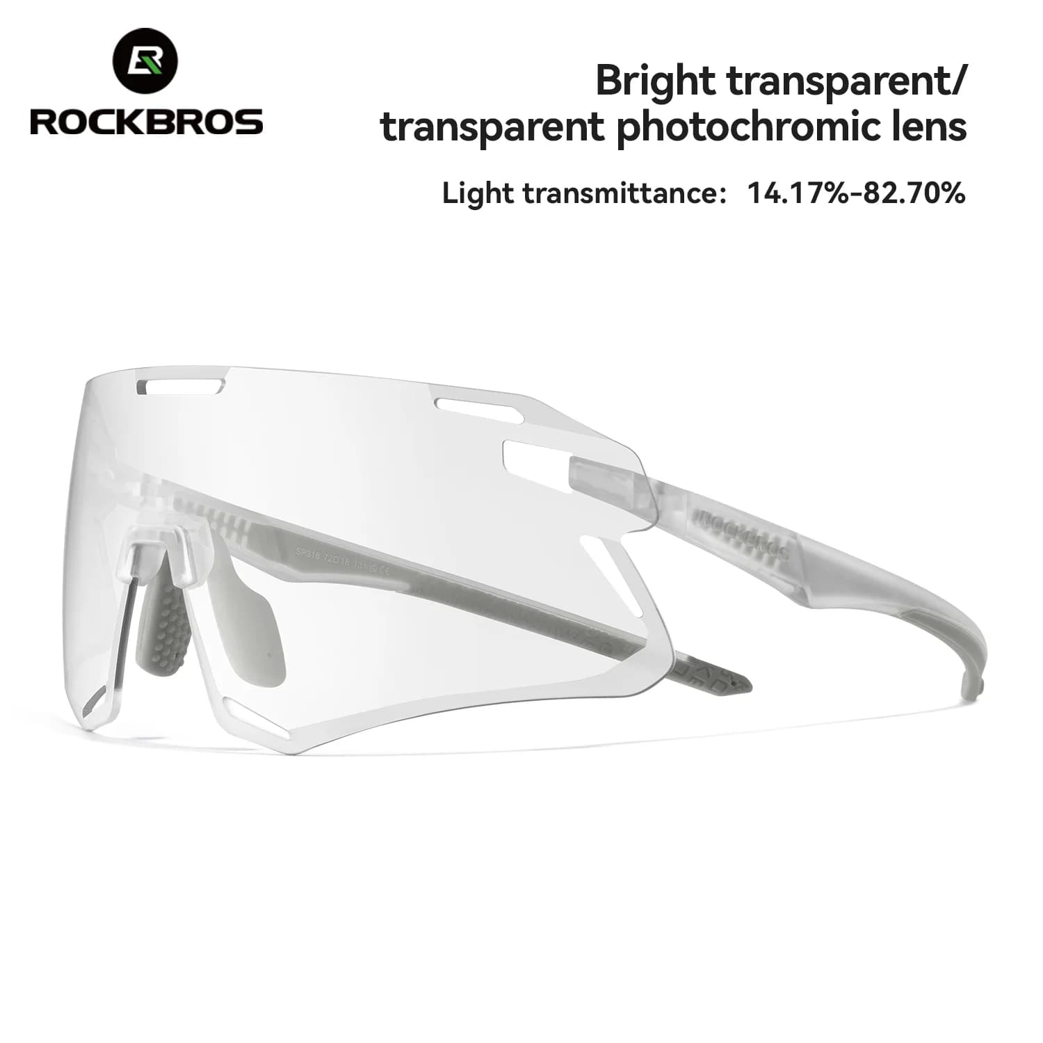 משקפי שמש לרכיבה על אופניים עם הגנת UV400 ומתכה בהתאם לאור